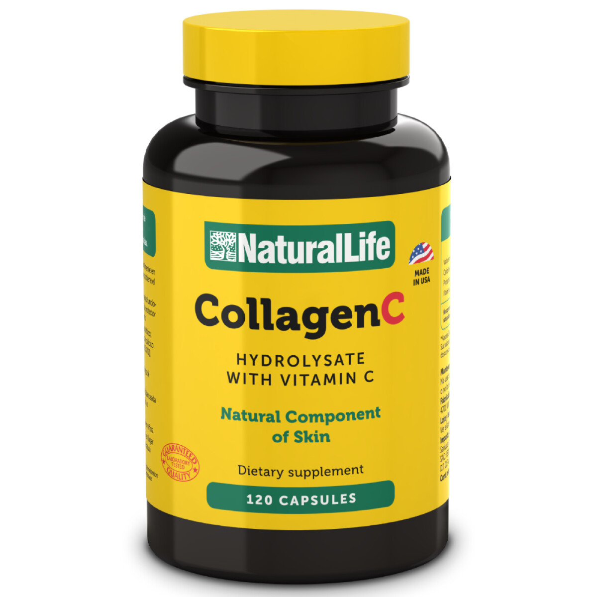 Collagen + Vit.C Natural Life 120 Cápsulas 