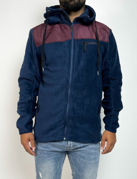 Campera abrigada micropolar Alon Azul