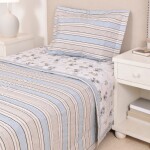 Cubrecama Col. Kids Beach Cel Y Amarillo