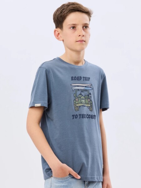 T-SHIRT LEGACY 6190 M.C road trip PIEDRA