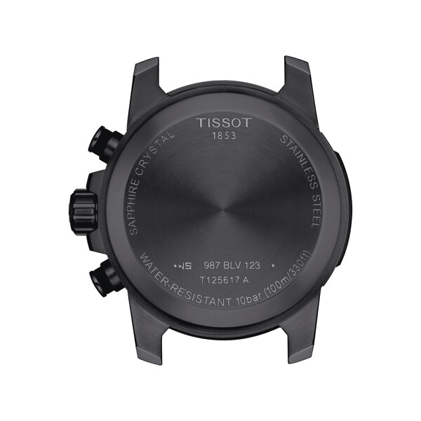 Reloj Tissot Supersport en acero cubierto de PVD negro con correa Reloj Tissot Supersport en acero cubierto de PVD negro con correa
