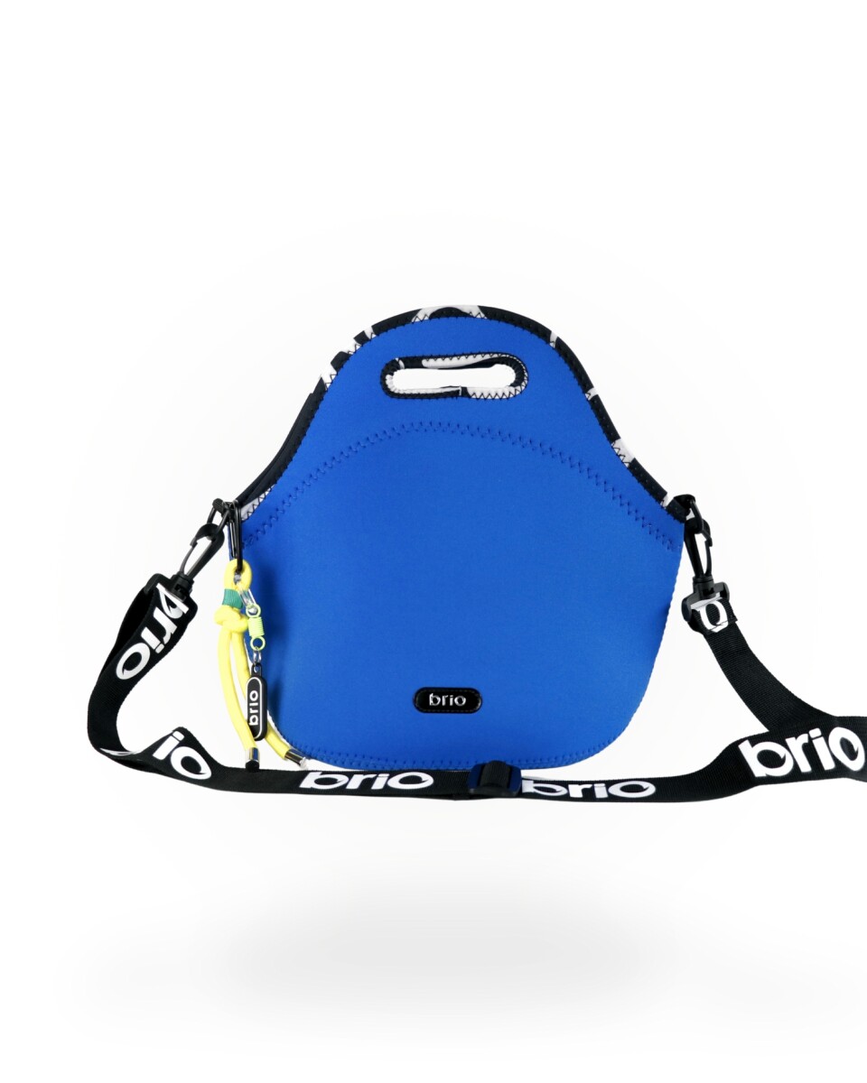 Lunchera Neopreno brio big bro Con Correa Ajustable - Cielo 