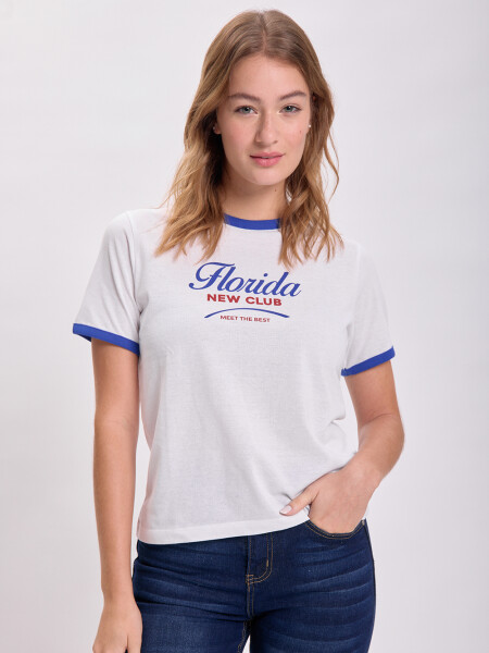 Remera estampa Blanco