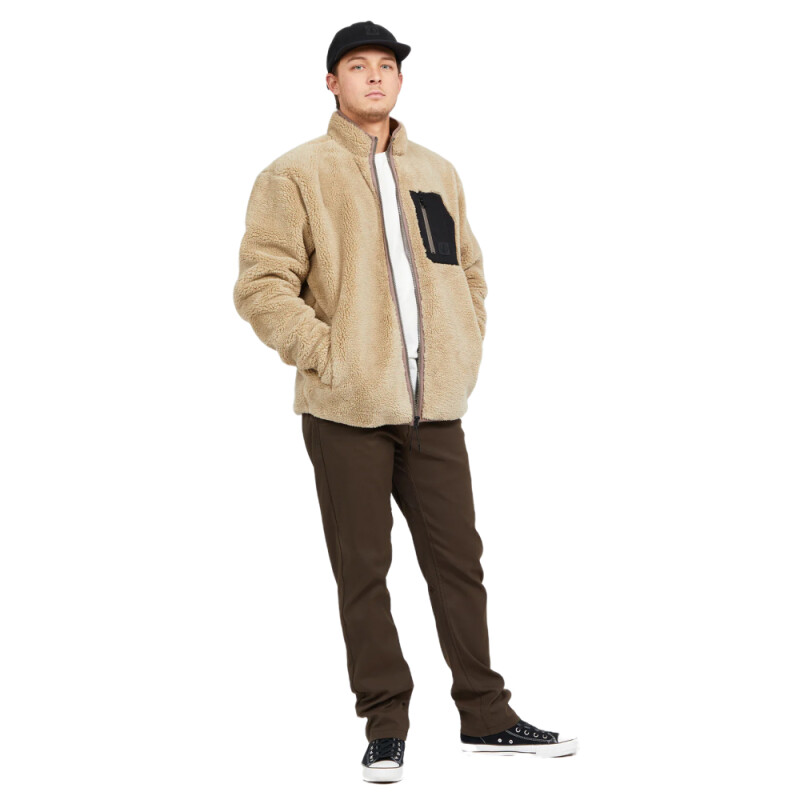 Campera Volcom Muzzer Fuzzar - Khaki Campera Volcom Muzzer Fuzzar - Khaki