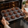 Bandeja para Muffin con Antiadherente 12 Cavidades Bandeja para Muffin con Antiadherente 12 Cavidades