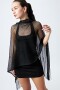 PONCHO MEL Negro