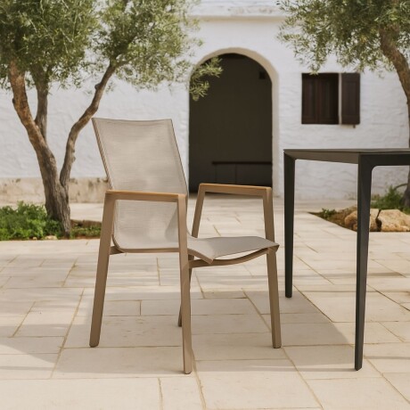 SILLA DE EXTERIOR BRONTE Gris