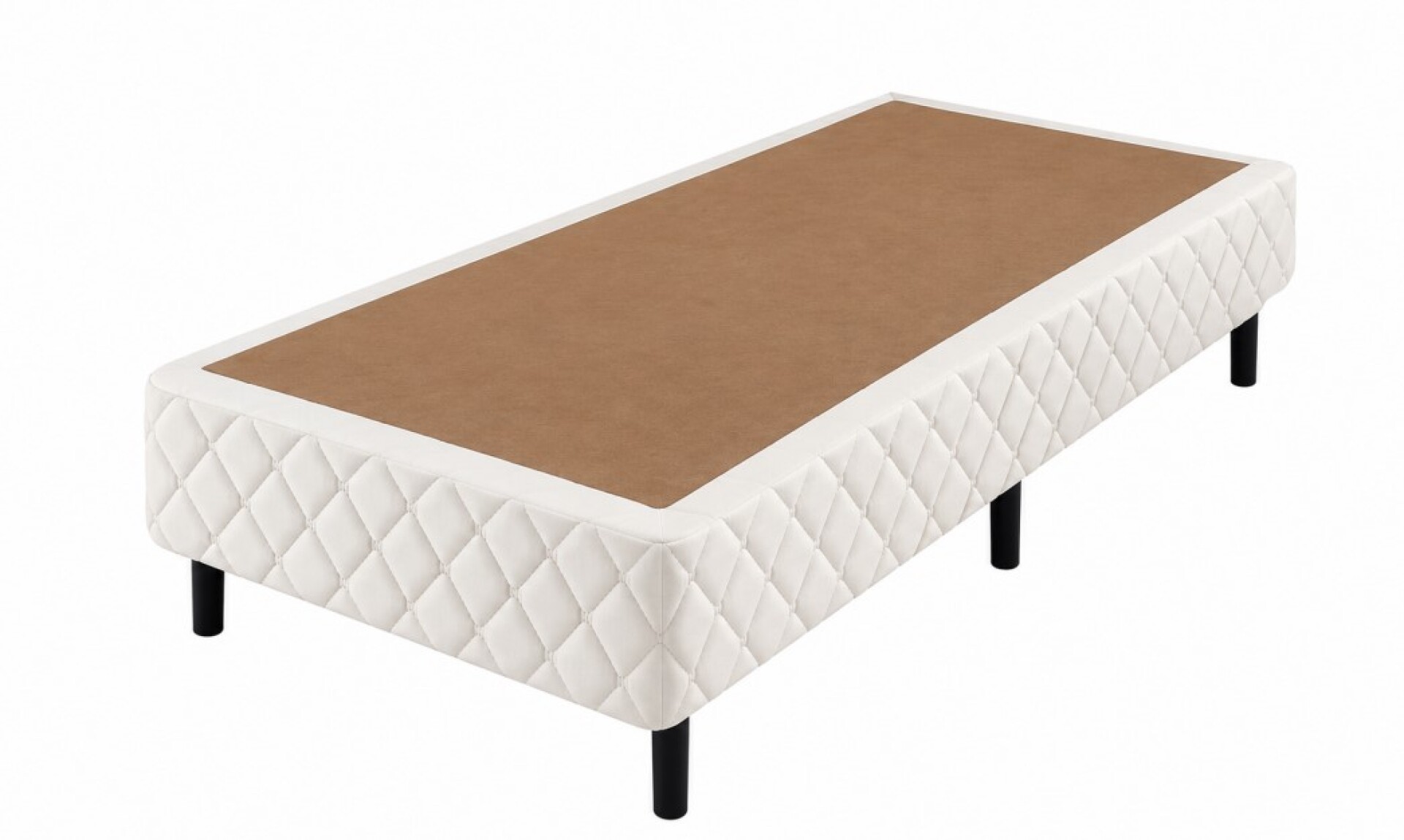 Base Sommier Ecoflex 1 Plaza 78 × 188 cm | Estructura de Madera Reforzada | Antideslizante 