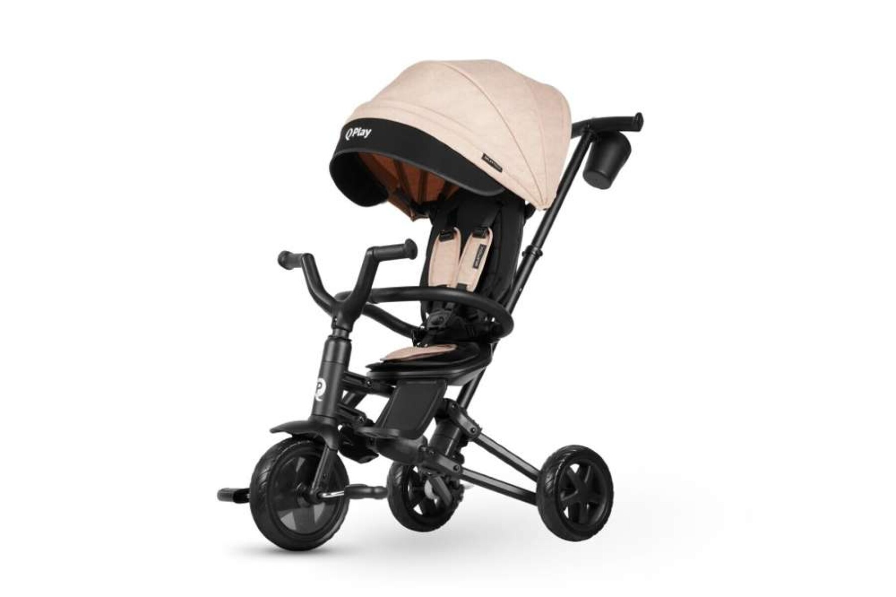 Triciclo Plegable Nova Niello Qplay - Beige 