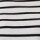 Remera Manga Larga Mujer White Black Stripe