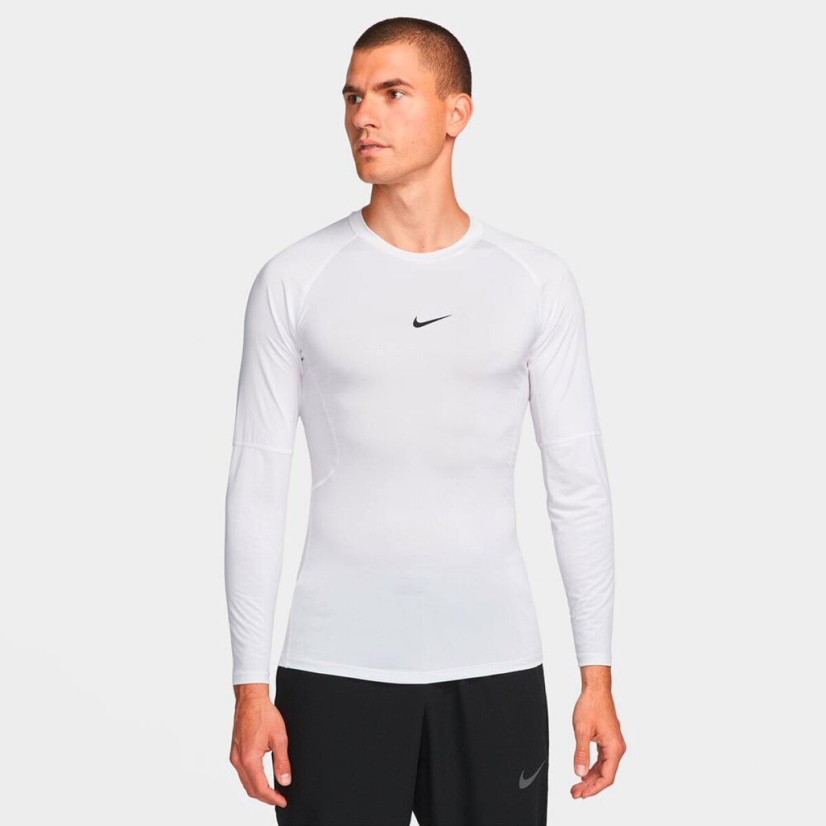 Remera Nike Pro Dri-Fit Tight Top de Hombre - Blanco 