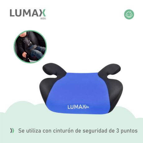 Booster Alzador de Seguridad Lumax Kids para Auto Azul