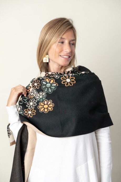 PASHMINA RANIA Negro