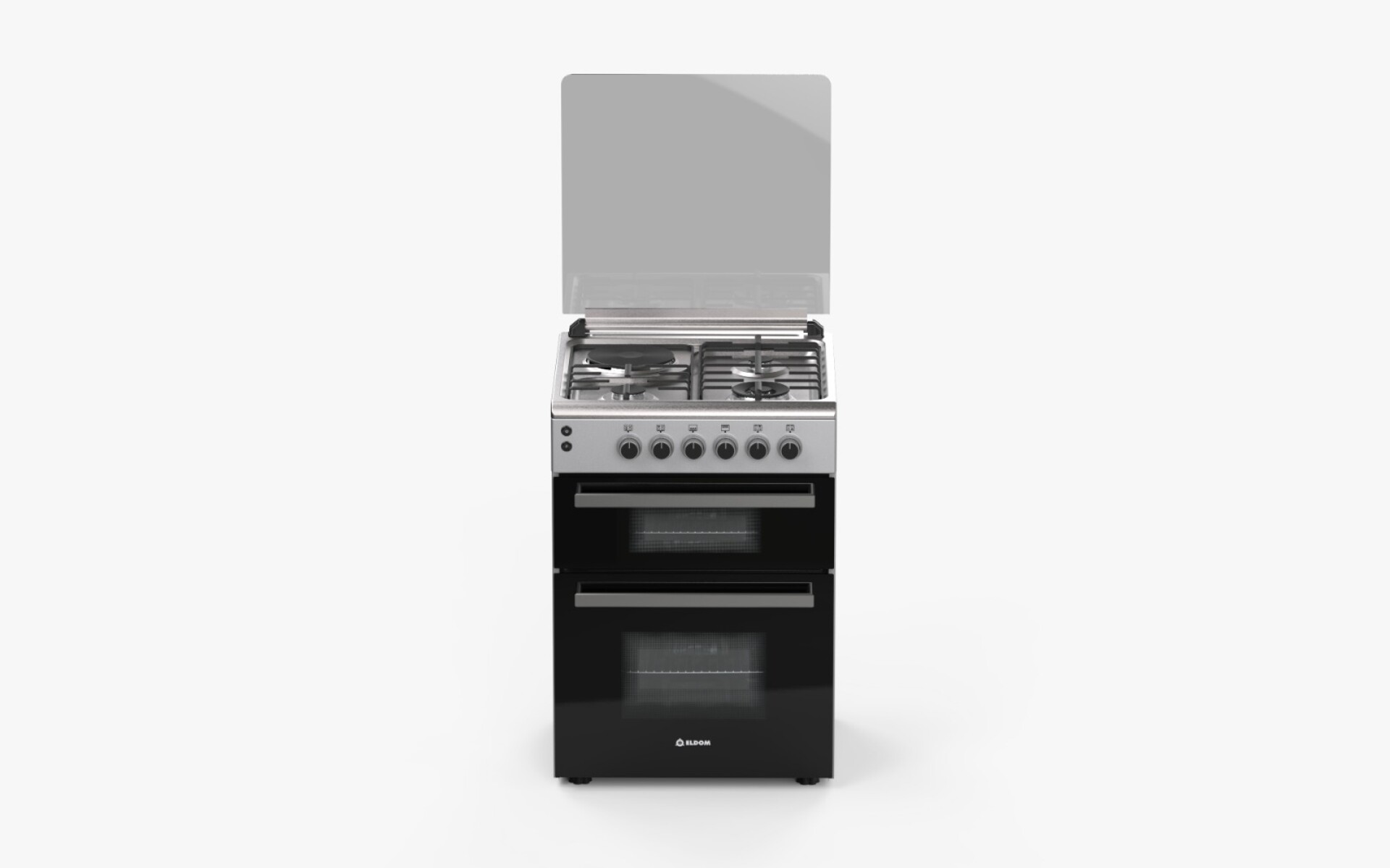 Cocina Combinada Eldom Verona Doble Horno 3H + Disco Inox 