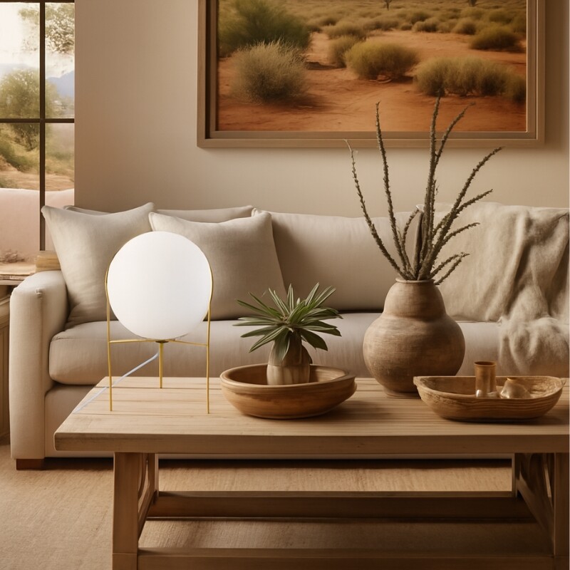 LUMINARIA DE MESA PIREO Luminaria de Mesa Pireo Blanca