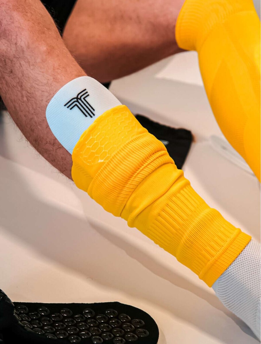 Medias Tiffosi Tubo de Hombre - Amarillo 