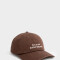 Caps Gorra Canvas Bordada - Marron Chocolate