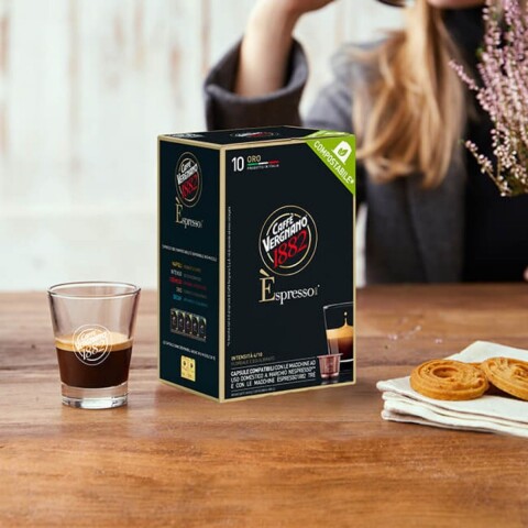 CAFE EN CAPSULAS ORO VERGNANO NSP - 10 CAPS Cafe En Capsulas Oro Vergnano Nsp - 10 Caps