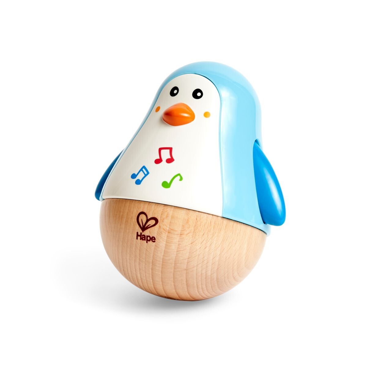 Juguete Pinguino Musical De Madera Para Bébes 6-24m Hape 