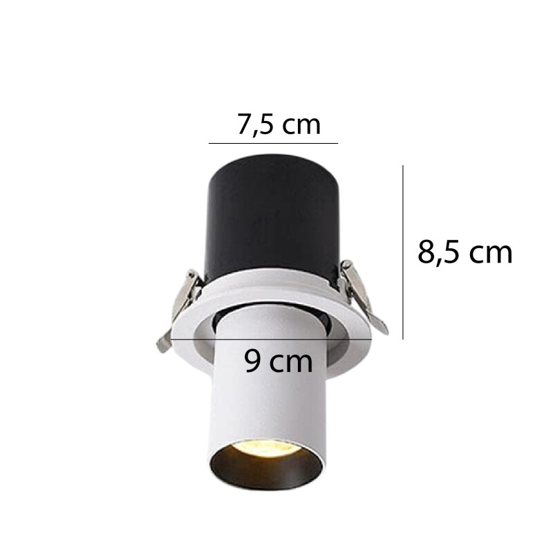 DOWNLIGHT LED EMPOTRABLE BERNA 12W Downlight LED Empotrable Berna 12W Blanco
