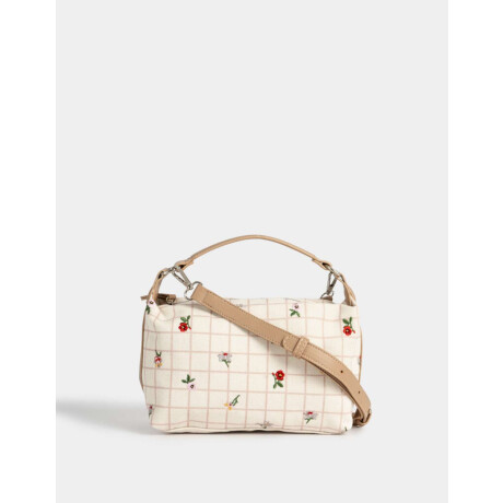 Bandolera Canvas Flores Estampado Flores