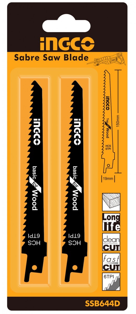 SIERRAS PARA SIERRA SABLE MADERA REPUESTO PACK X2 SSB644D 