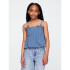 STRAPPY BOW TOP - DNM MEDIUM WASH