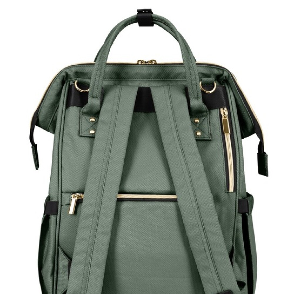 Mochila maternal KIKKABOO SIENNA Verde