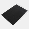 ALFOMBRA NEGRA ANTIDESLIZANTE 50X70CM P/BAÑO Unica