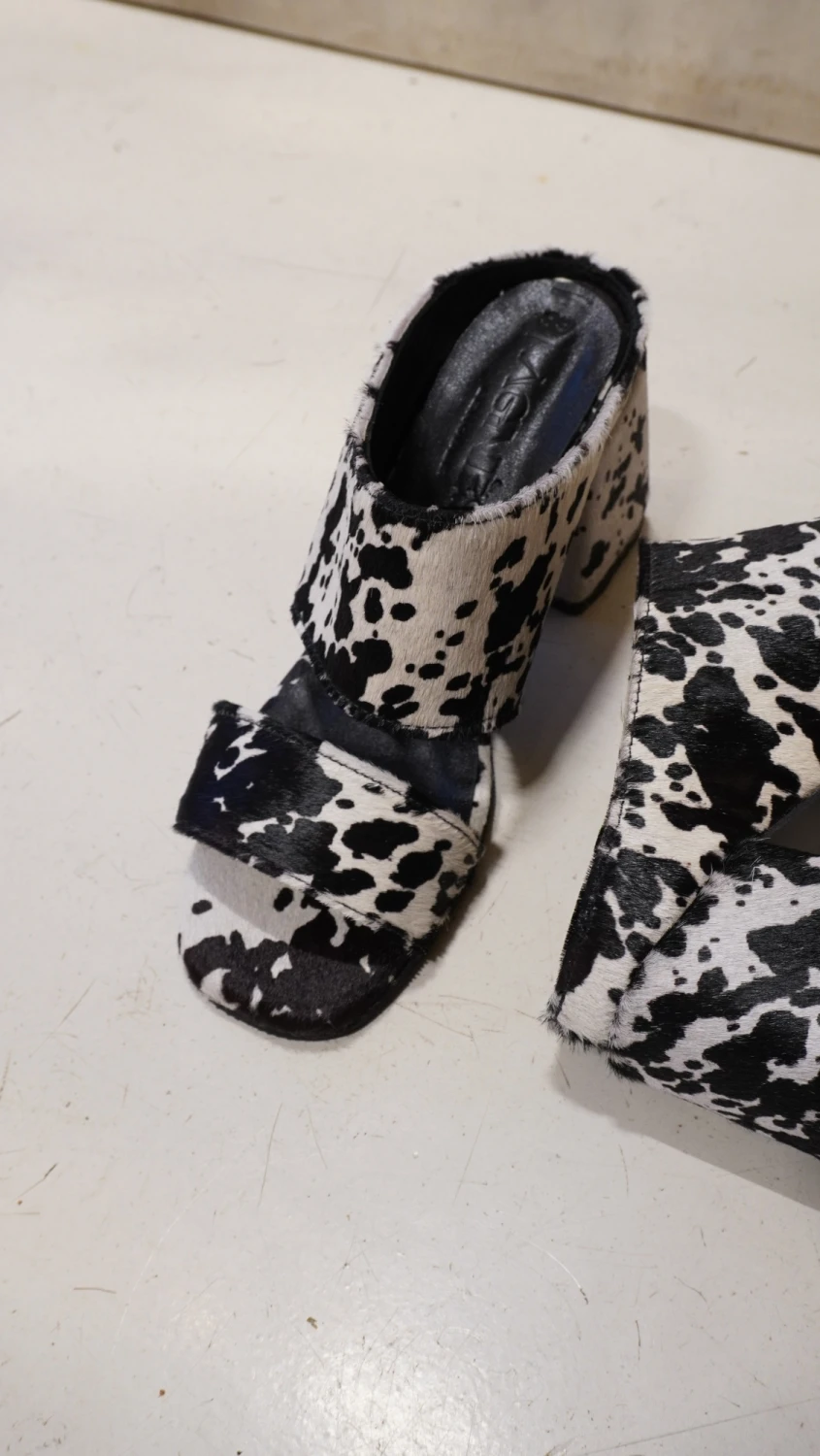 Firework Print Heels