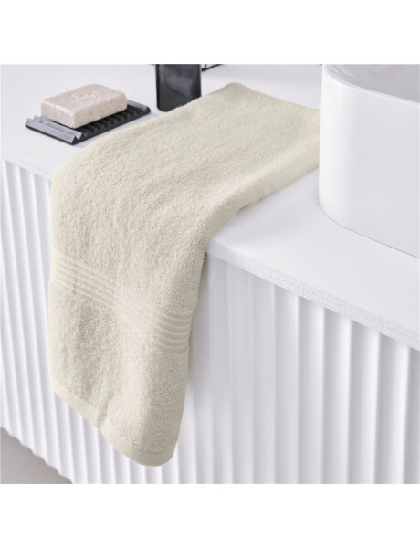 TOALLA DE MANO 50x90CM ALGODÓN CREMA CANNON TOALLA DE MANO 50x90CM ALGODÓN CREMA CANNON