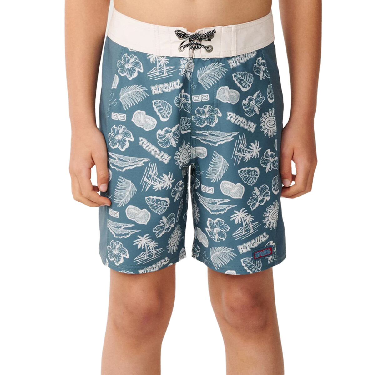 Short Rip Curl Surf Shack Elasto Niño - Celeste 