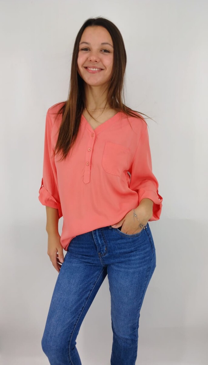 BLUZA WANNA 2413 - CORAL 
