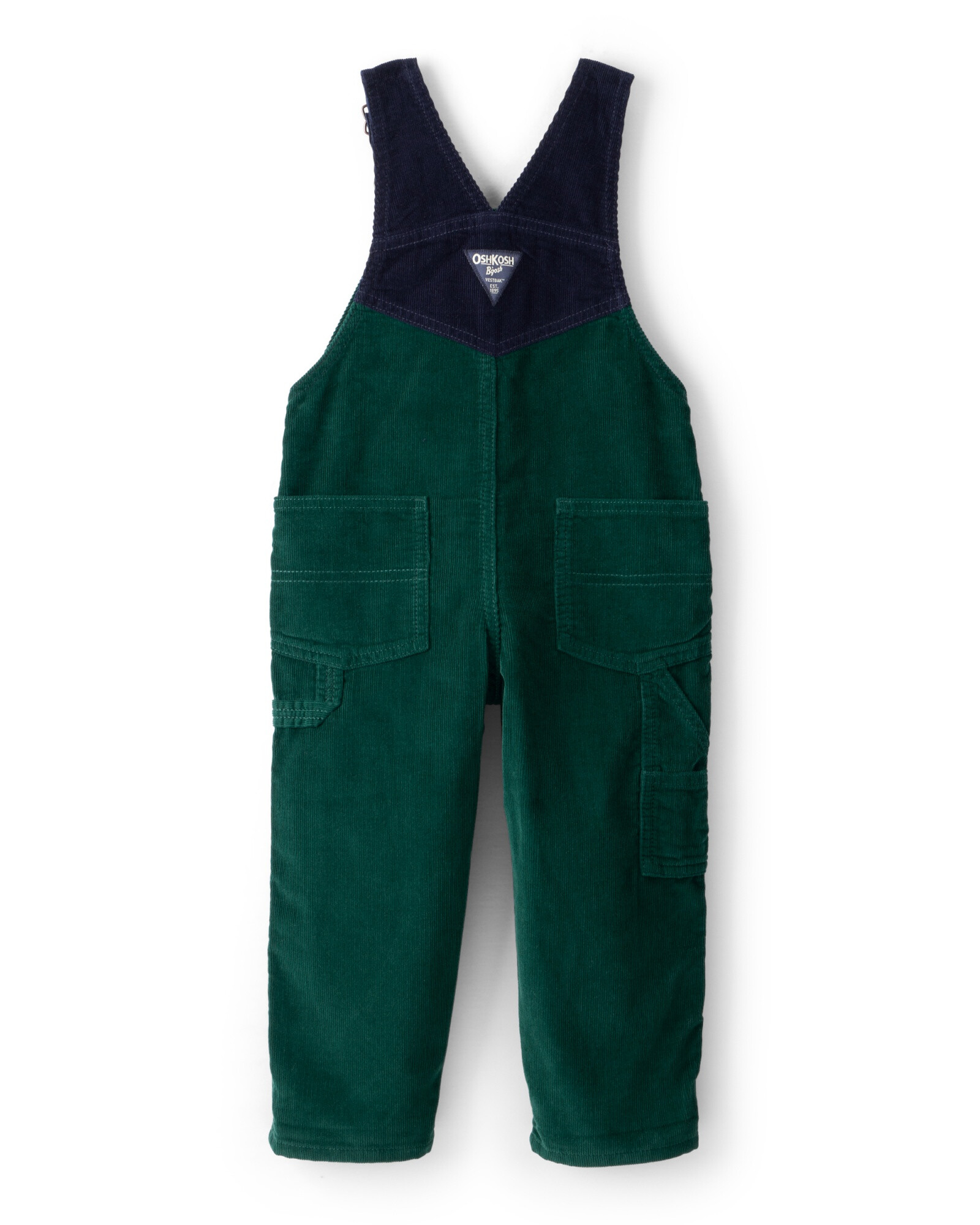 Enterito de pana, verde Sin color