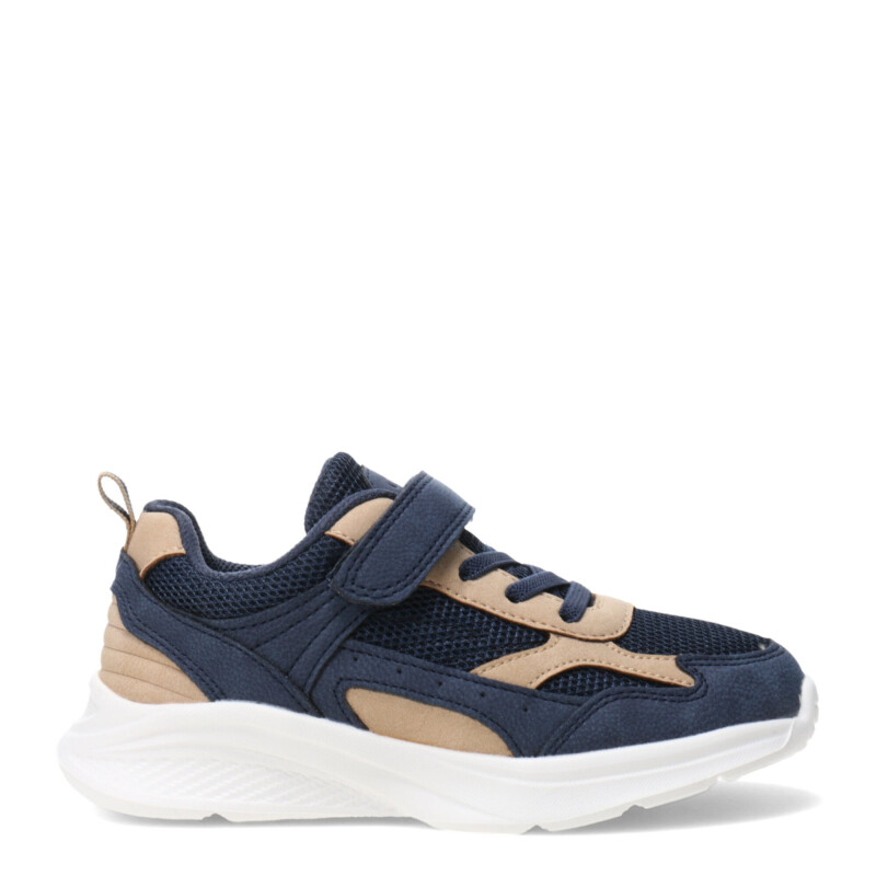 Championes de Niño Croco Kids RIANS con cordones y velcro Azul Marino