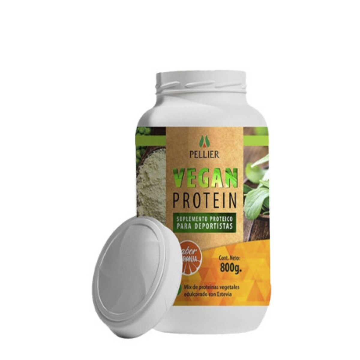 ¡OFERTA IMPERDIBLE! Proteína Vegana sabor Naranja Pellier 