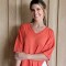 Remera Nogal Knitted Naranja