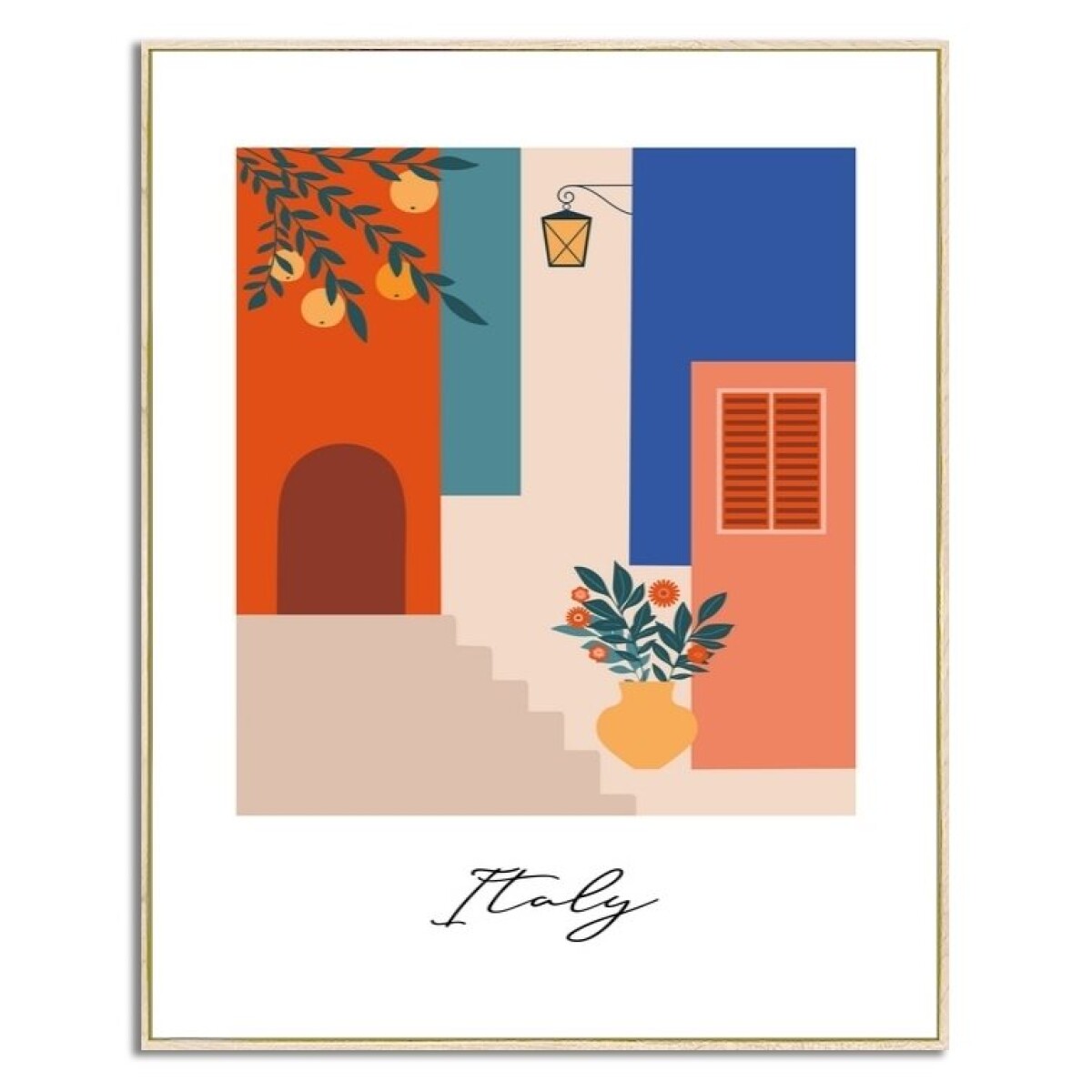 CUADRO CANVAS 40x50cm MARCO ITALY 