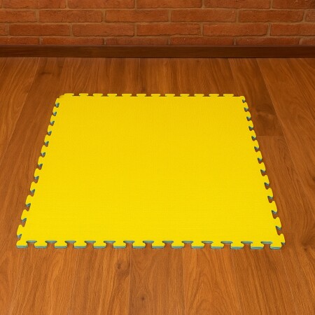 PISO GOMA EVA ENCASTRABLE 1MX1MX2CM AMARILLO