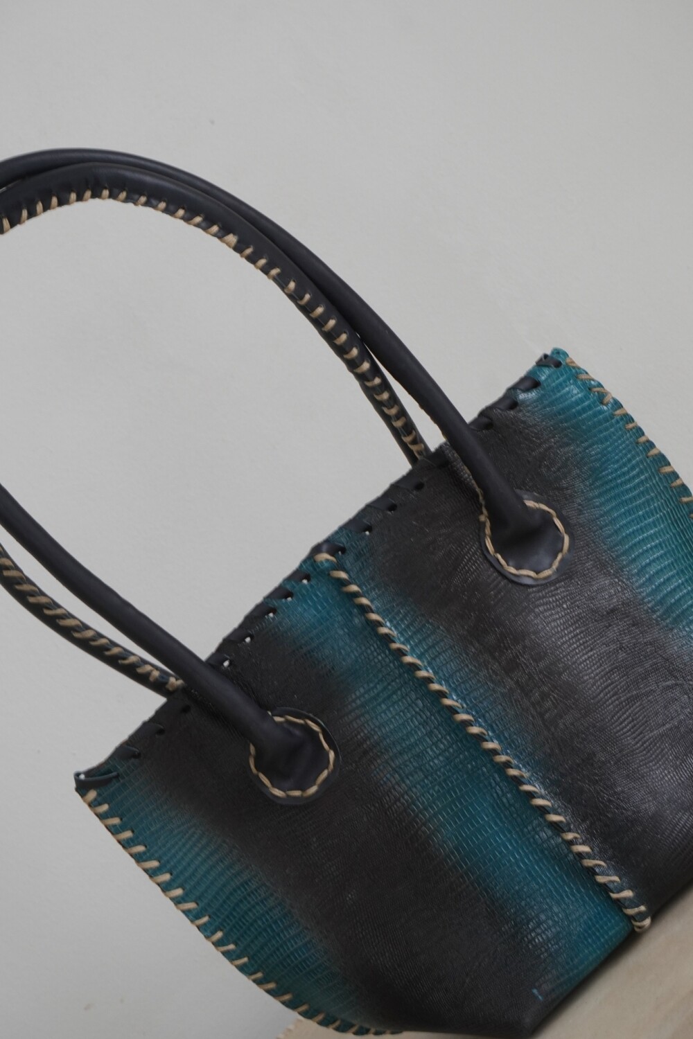 Medium Winter Bag Turquesa / Negro