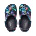 Classic Dino Clog T - Niños Deep Navy/multi