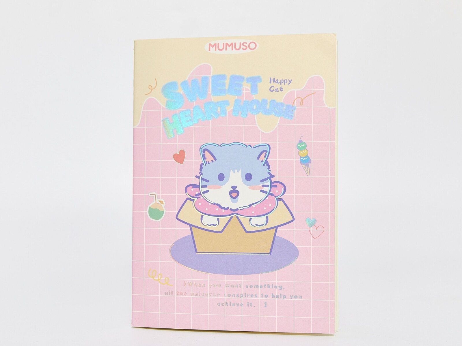 LIBRETA B5 COSIDA (LINDO GATO) 