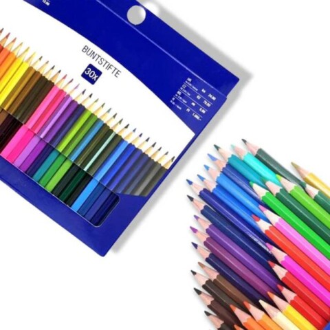 Lápices de colores x 30 unidades en caja Lápices De Colores X 30 Unidades En Caja