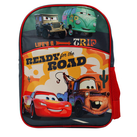 Mochila Escolar Cars 35 cm en Tafeta 001