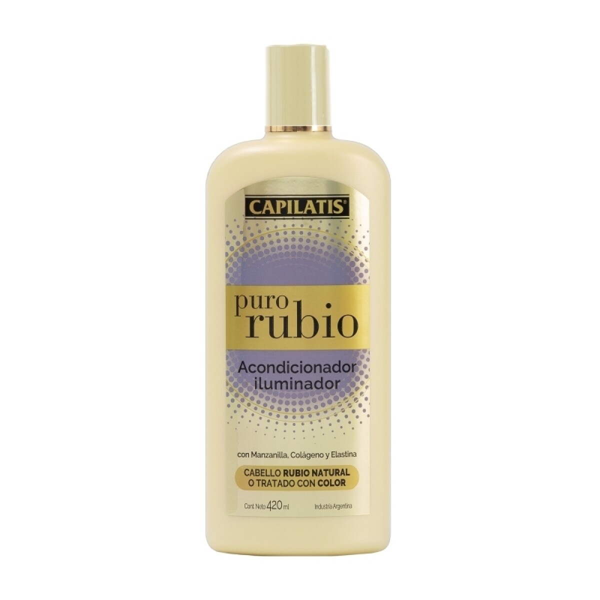 Acondicionador Capilatis Puro Rubio Iluminador 420ml 