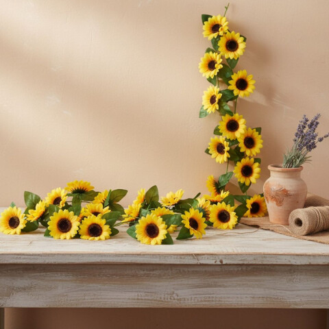 Guia de Girasoles Artificiales 150 cm Guia de Girasoles Artificiales 150 cm