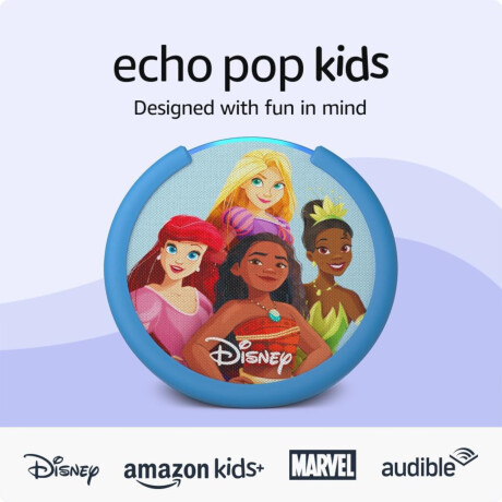 Parlante Amazon Echo Pop Kids Princesas de Disney Alexa 001