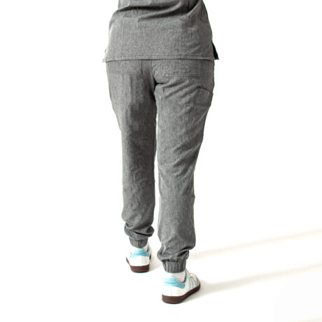 PANTALON UNISTORE MODELO JOGGER GRIS MELANGE PANTALON UNISTORE MODELO JOGGER GRIS MELANGE