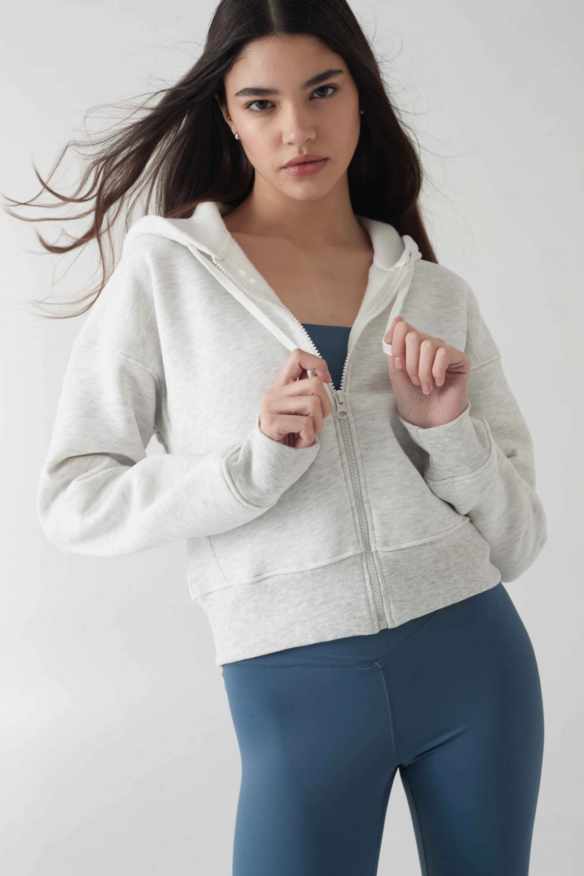Campera Vesta Gris Melange