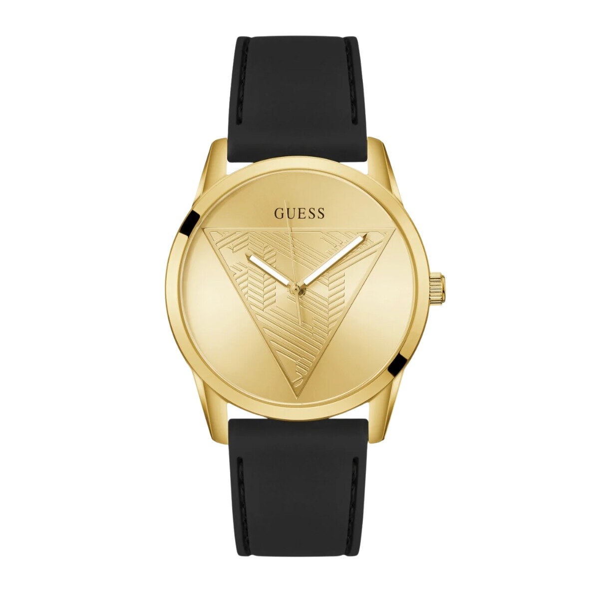 Reloj GUESS CLARK Silicona Negro Esfera 42mm 